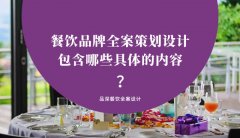 餐飲品牌全案策劃設(shè)計包含哪些具體的內(nèi)容？（1）